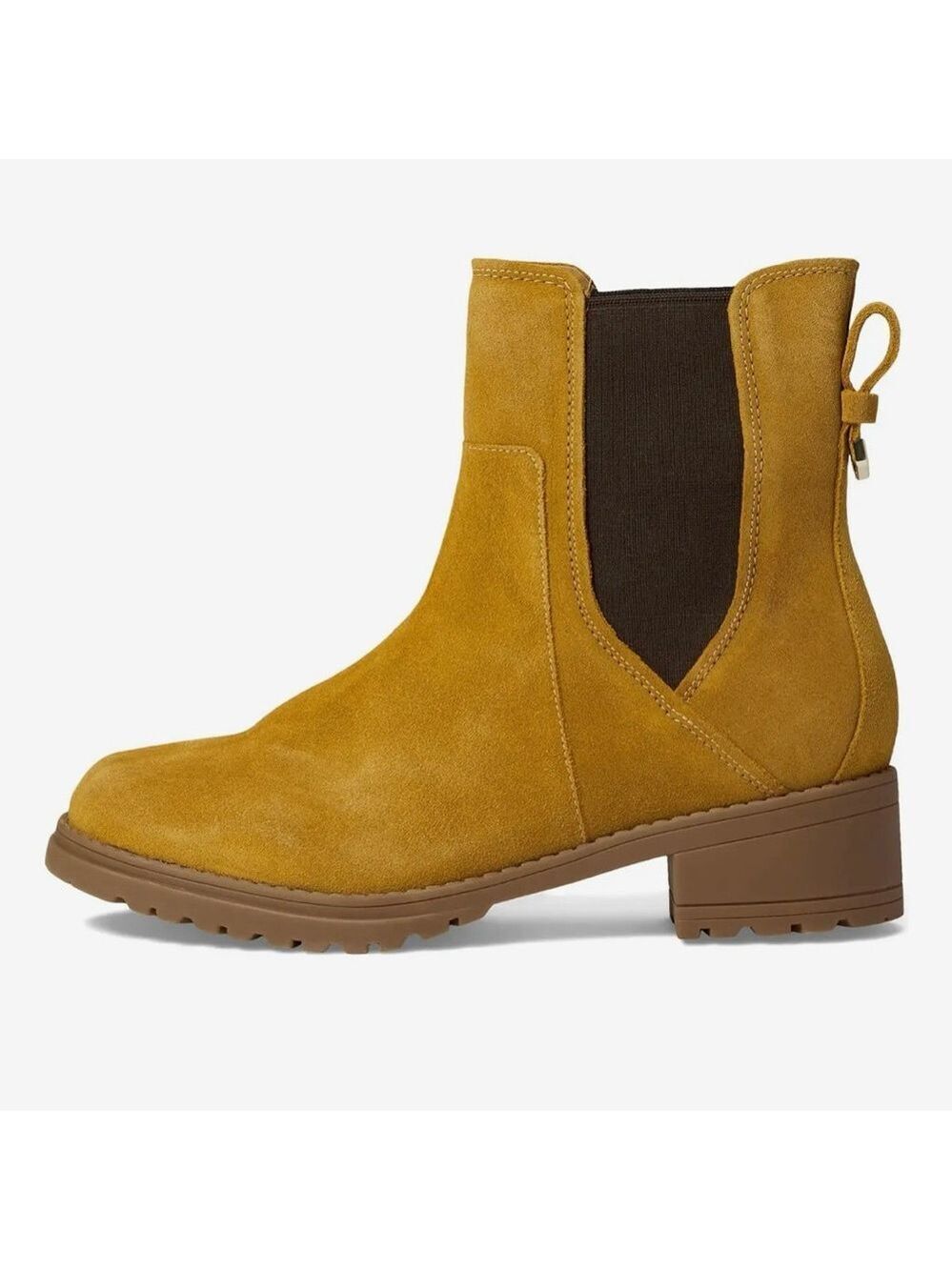 Cole Haan Camea Chelsea Suede Slip On Boots Size 8 New